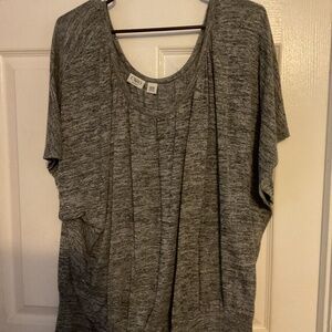 Cato Heather Gray Women's Blouse